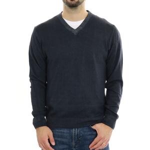 MAGLIA SCOLLO V BASIC RETOIS BLU
